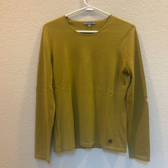 Anne Klein 100% Cashmere Long Sleeve Pullover Sweater - Picture 1 of 4